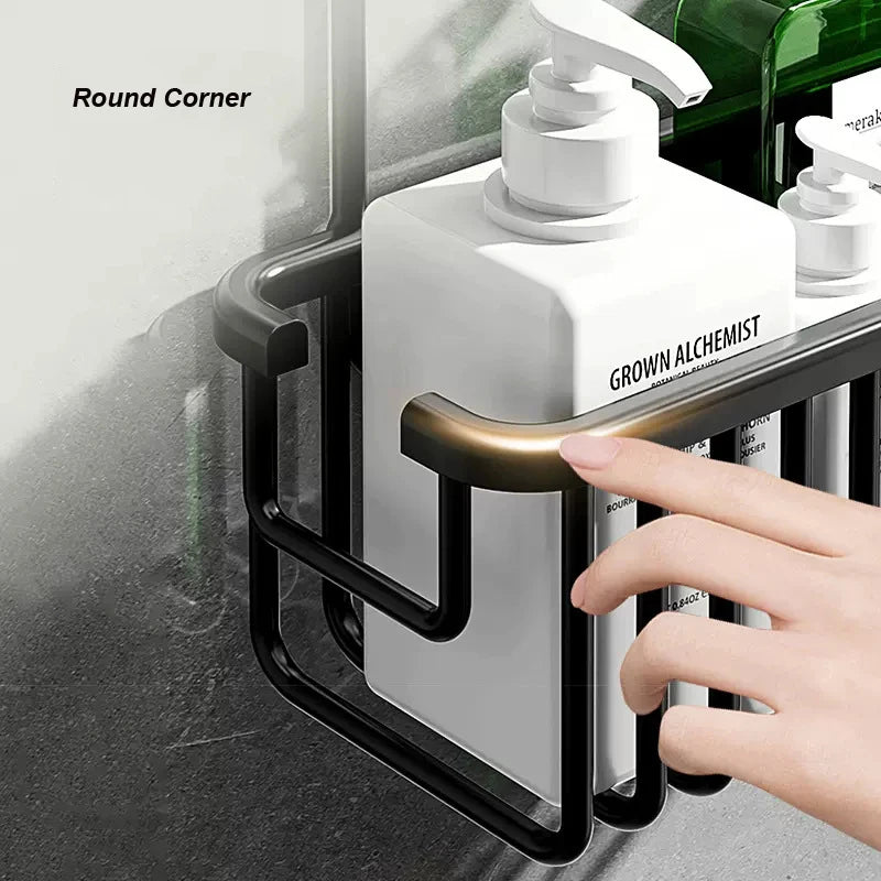 Support Mural Intello™ – Organiseur de Salle de Bain Sans Perçage