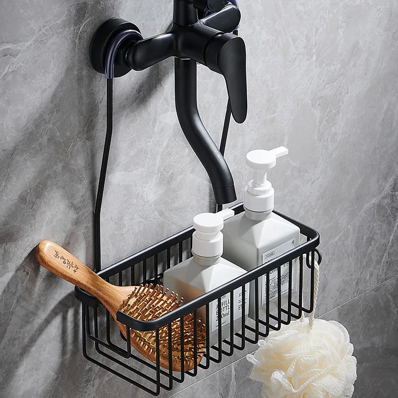 Support Mural Intello™ – Organiseur de Salle de Bain Sans Perçage