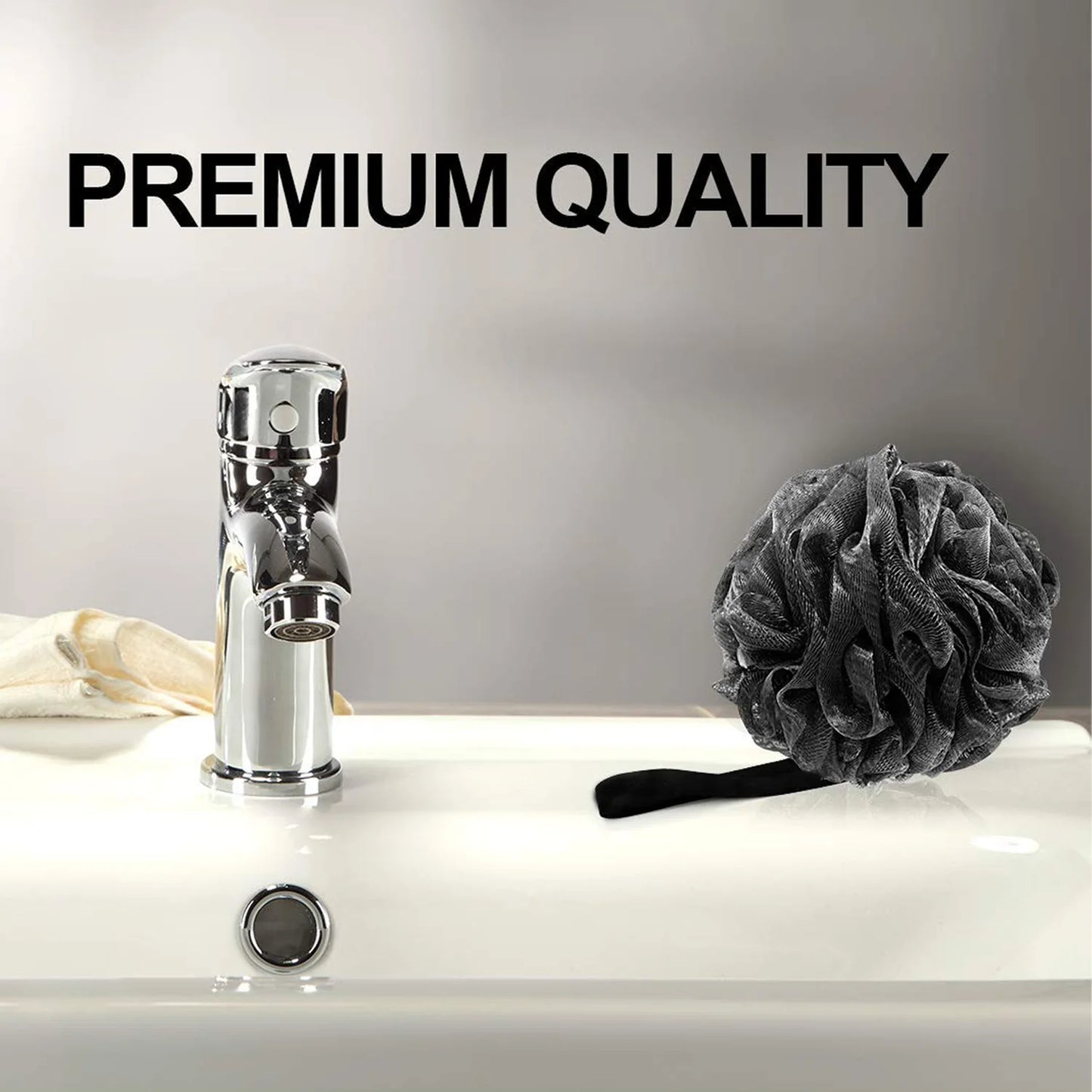 🌸 Éponge de bain exfoliante (Lot de 4)