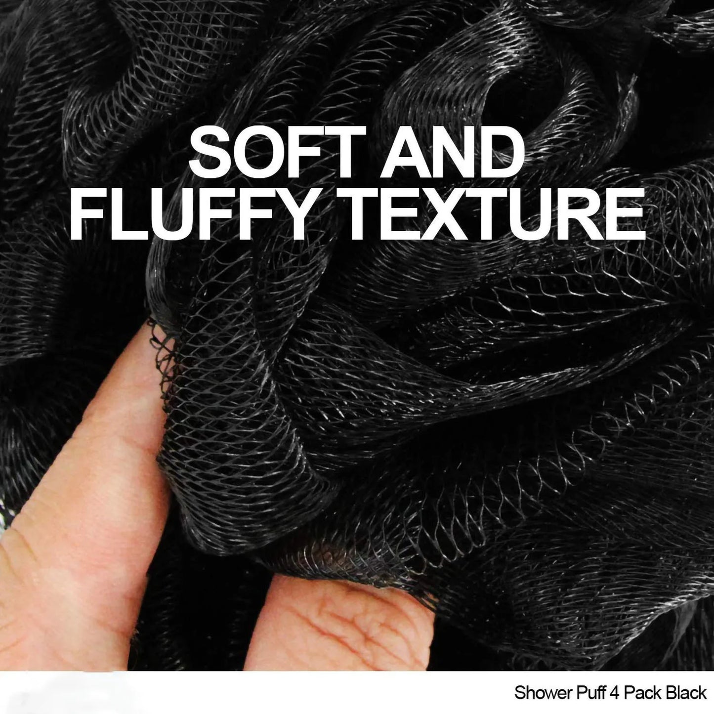 🌸 Éponge de bain exfoliante (Lot de 4)